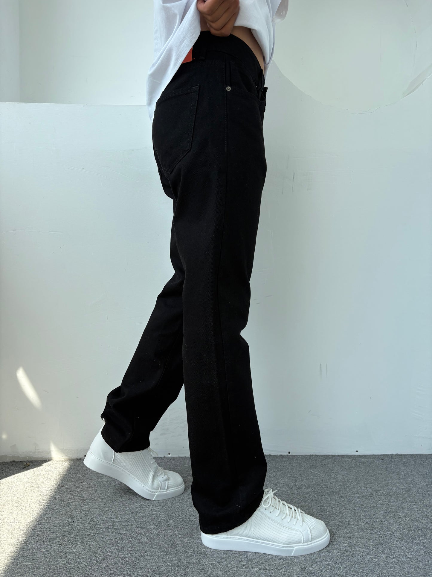 Baggy Kalıp Kot Pantolon Siyah