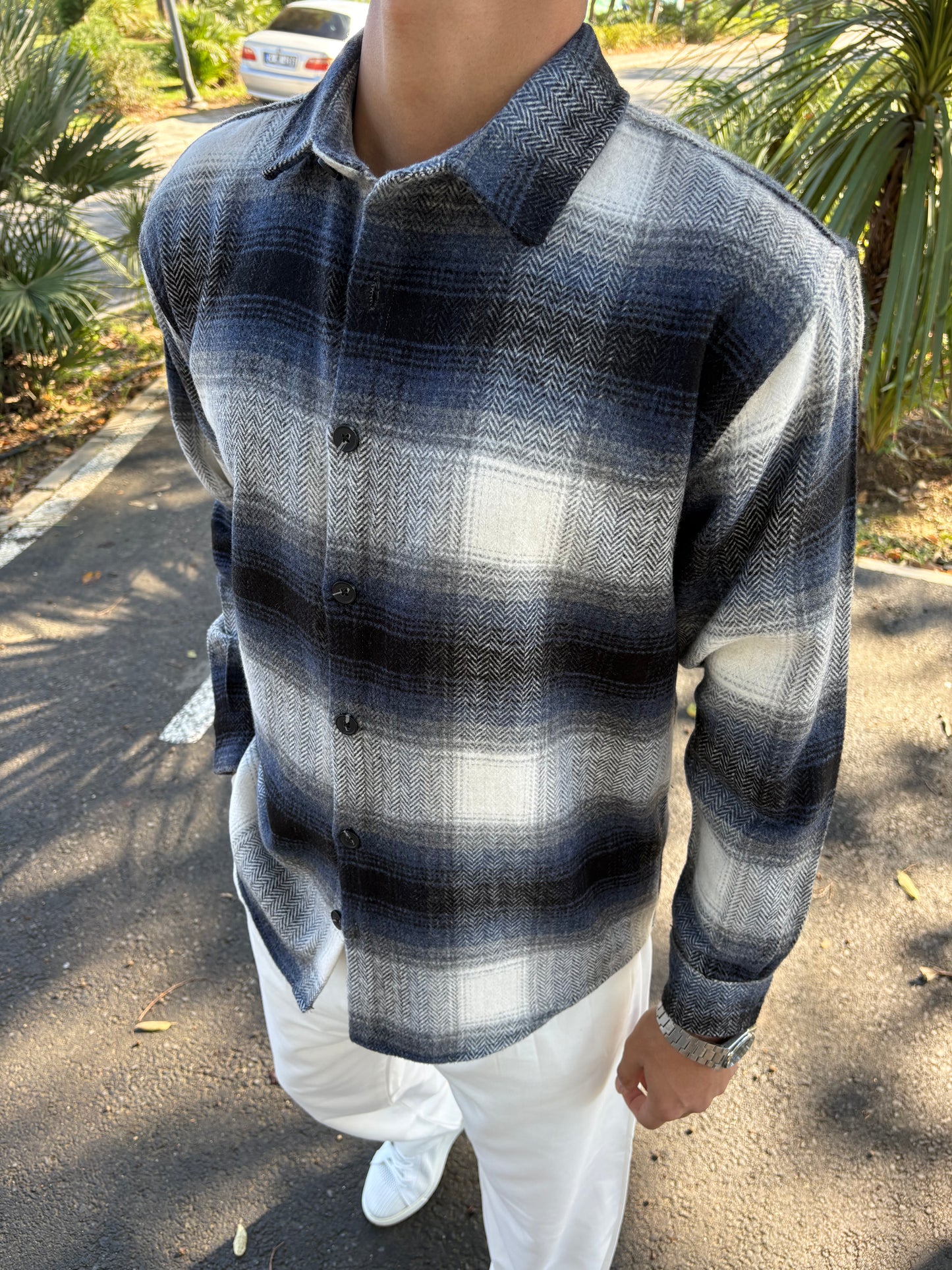 ODUNCU GÖMLEK LACİVERT