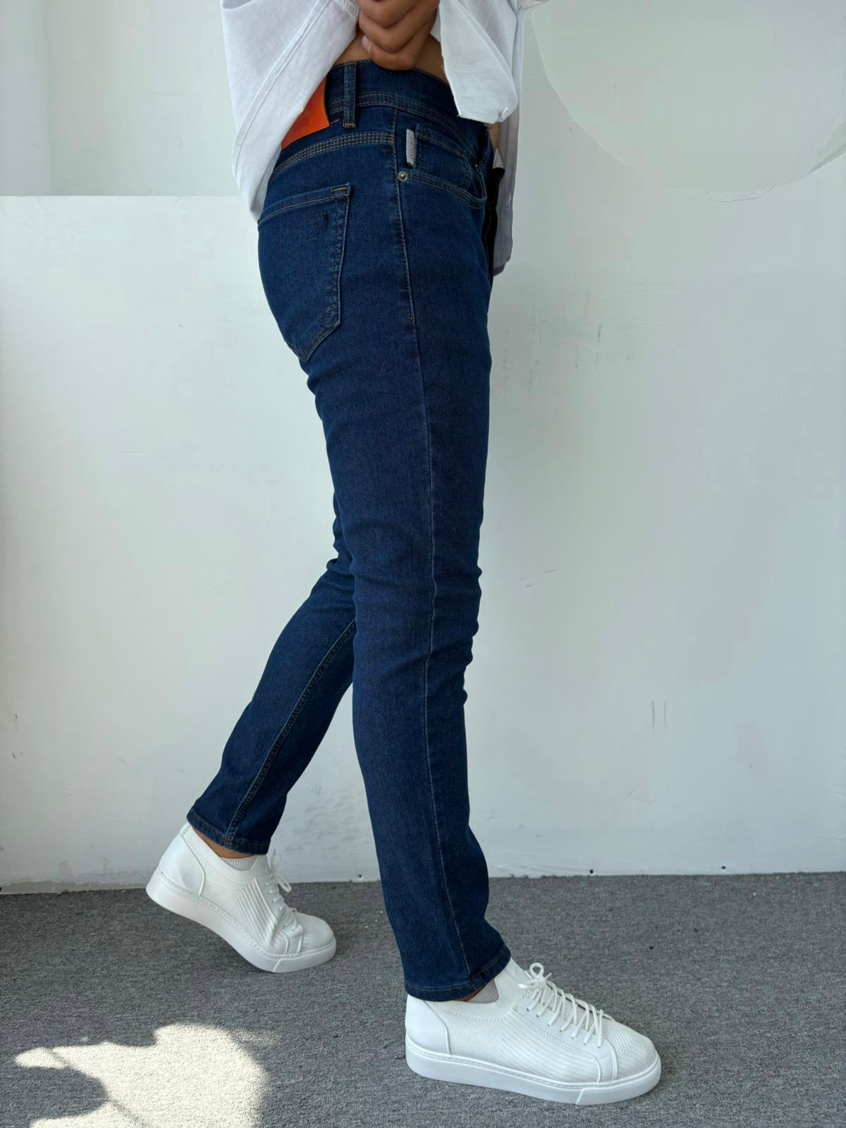 %100 LİKRALI SLİMFİT KALIP KOT PANTOLON AÇIK MAVİ