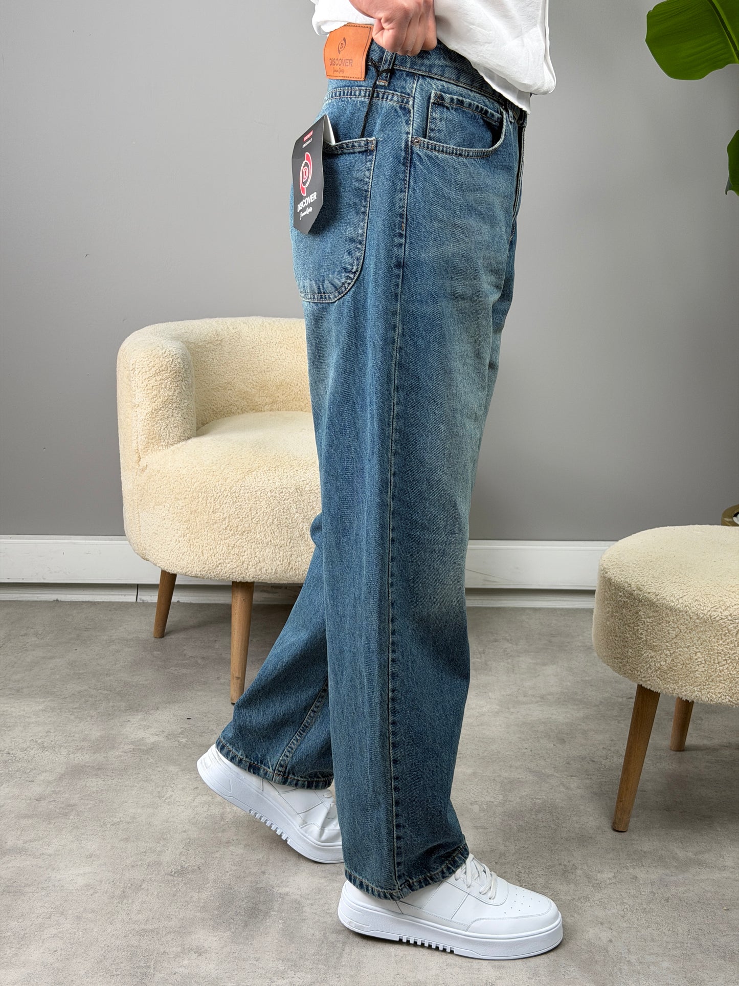 Süper Baggy Kot Pantolon PETROL YEŞİLİ