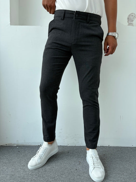 Slim Kalıp Kumaş Pantolon Antirasit