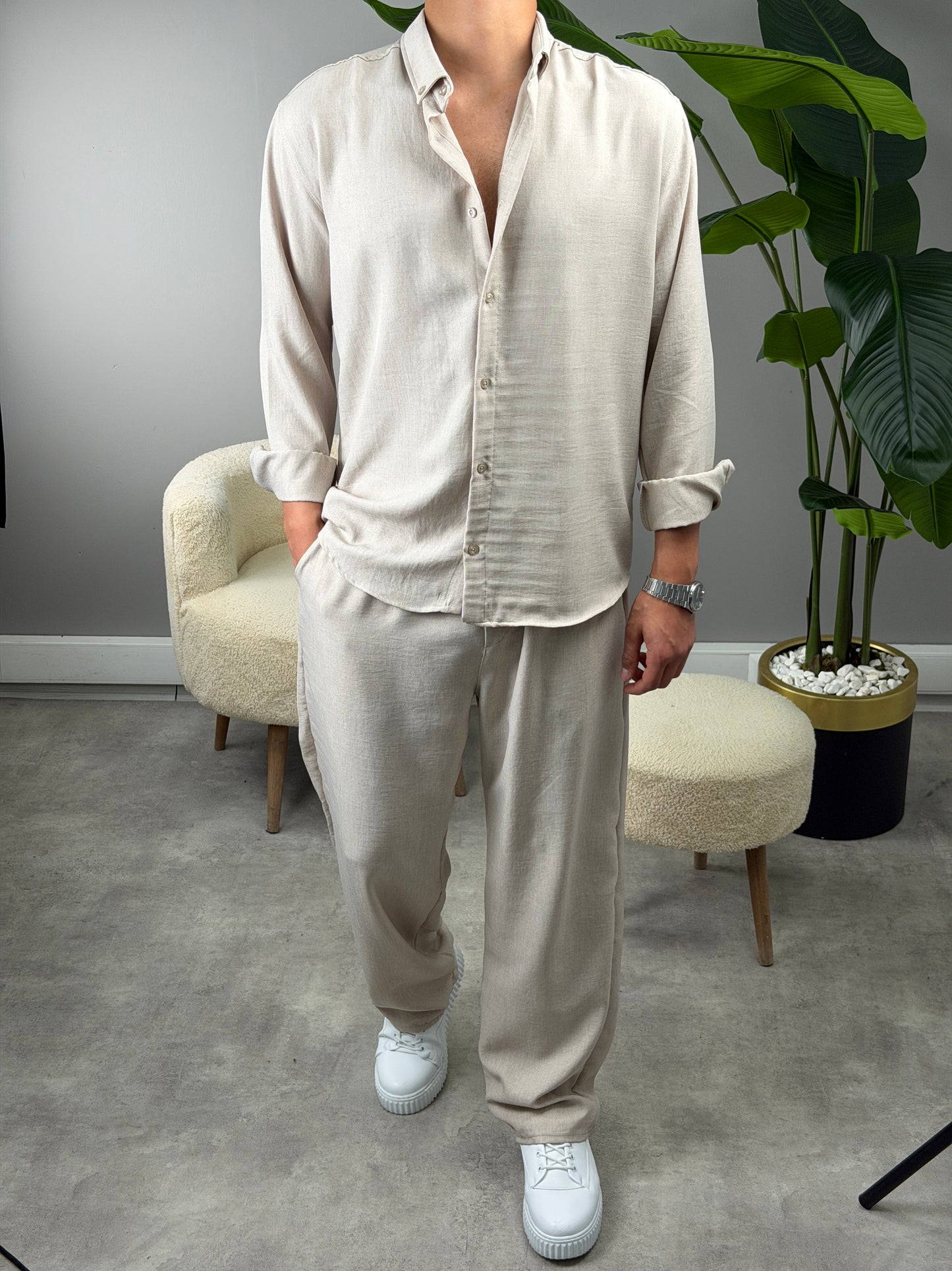 PAMUKLU KETEN TAKIM BEJ