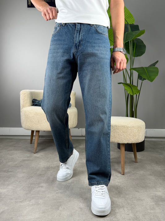 PREMİUM KALİTE BAGGY KOT PANTOLON H3 PETROL YEŞİLİ