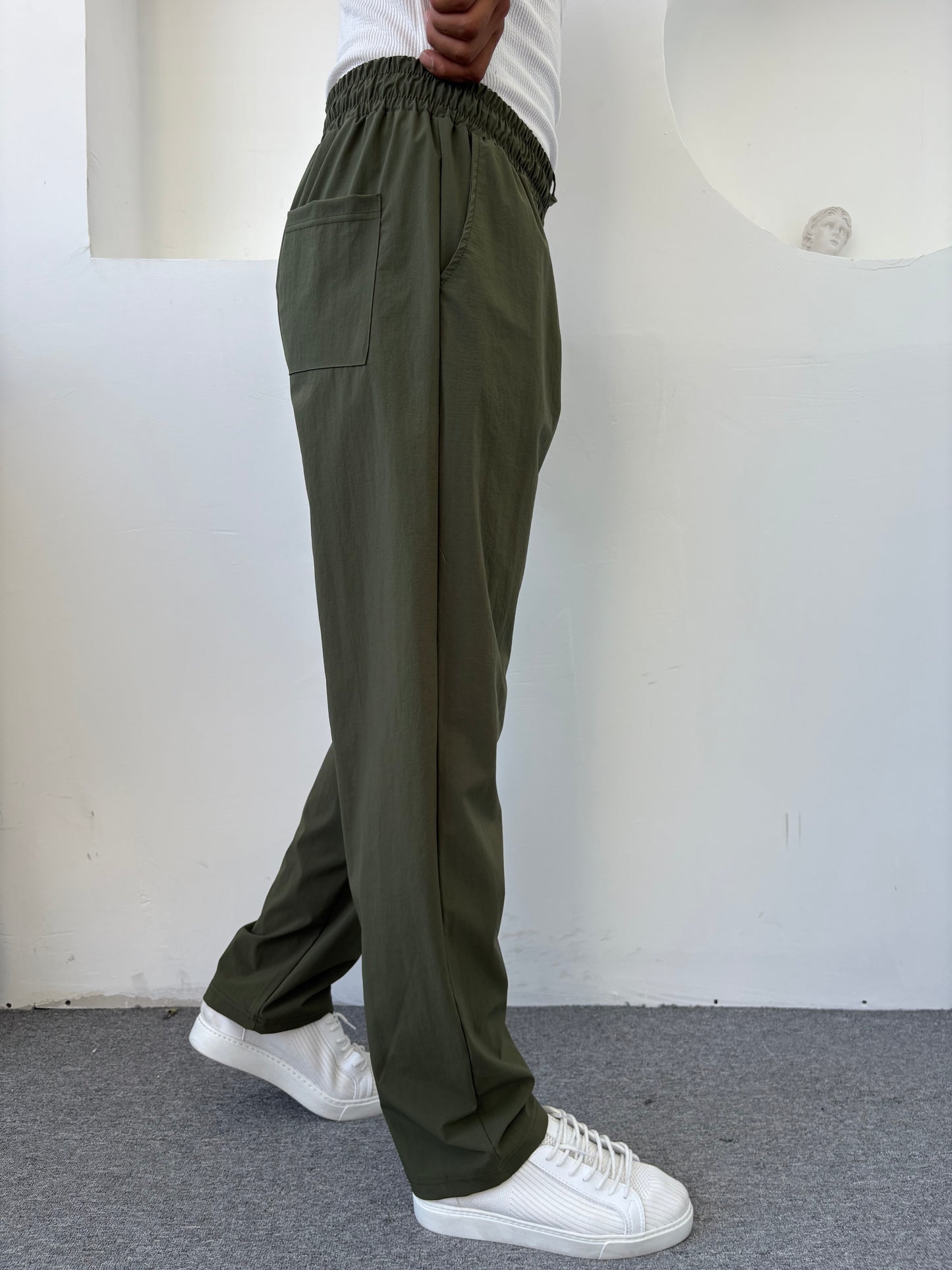 PARAŞÜT BAGGY PANTOLON HAKİ YEŞİLİ