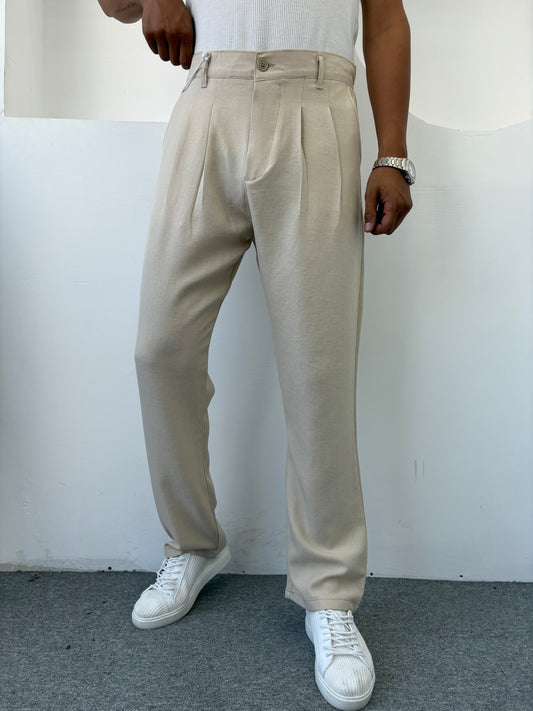 SOFİA KETEN BAGGY  BEJ