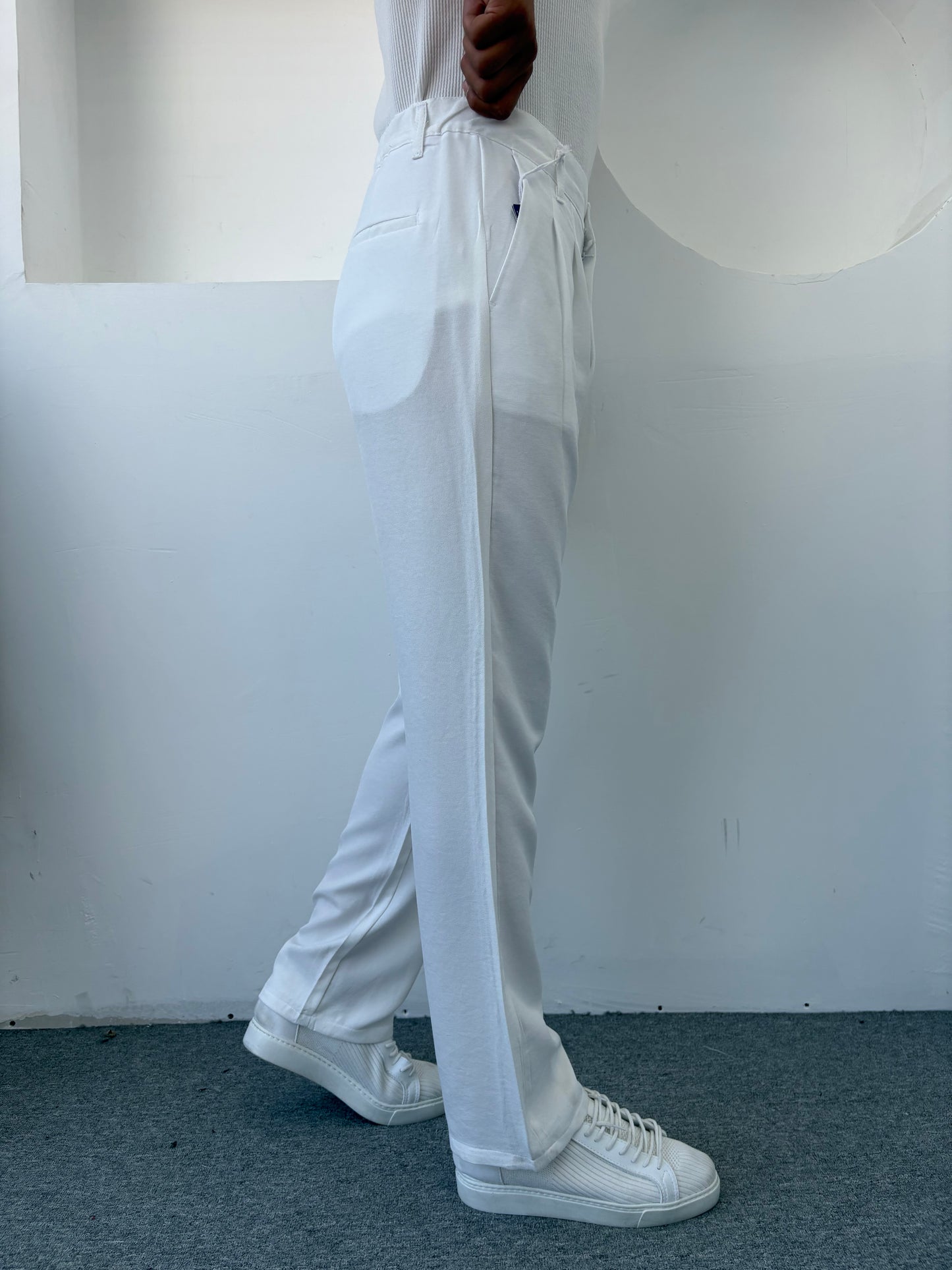 SOFİA KETEN BAGGY PANTLON BEYAZ