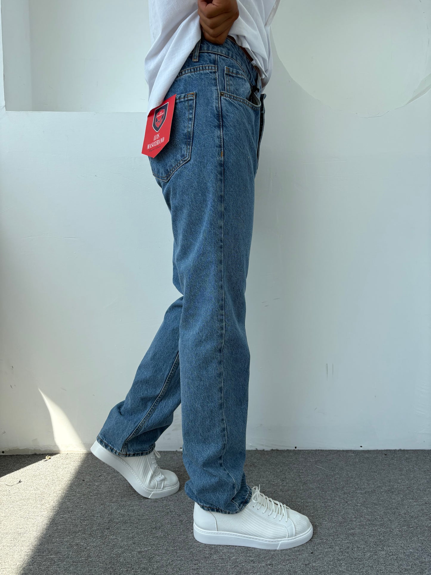 Baggy Kalıp Kot Pantolon Açık Mavi