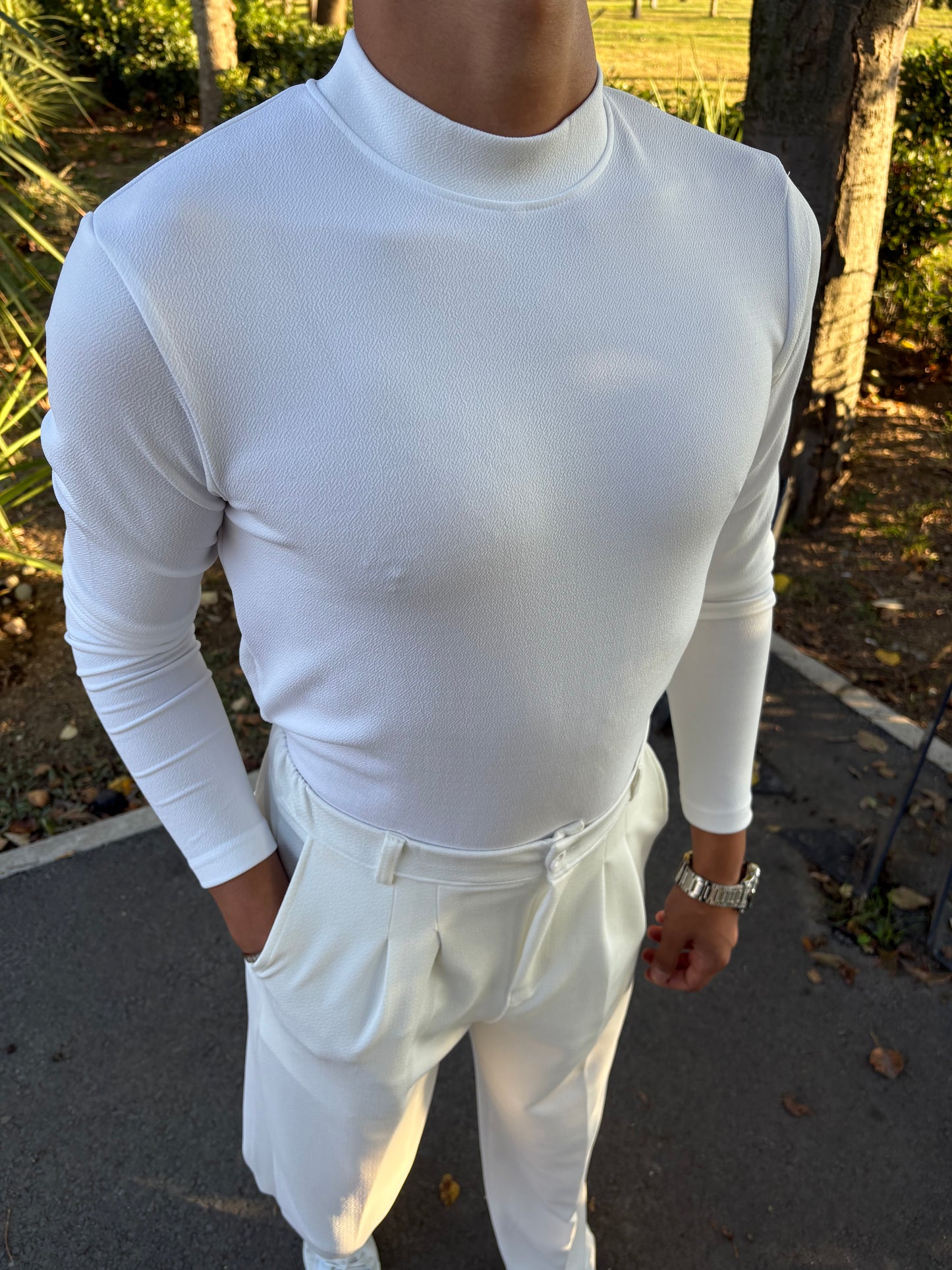 KREP YARIM BALIKÇI BEYAZ