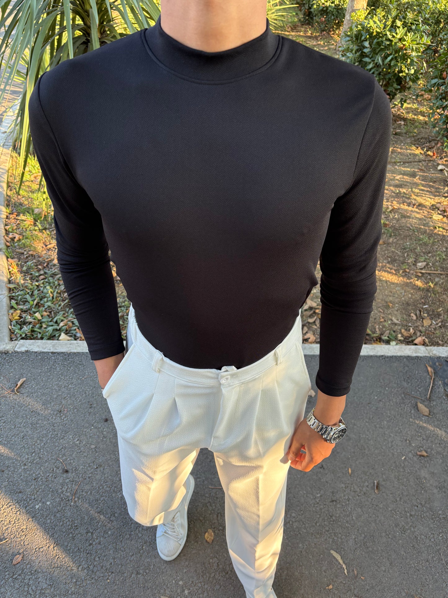 KREP YARIM BALIKÇI SİYAH