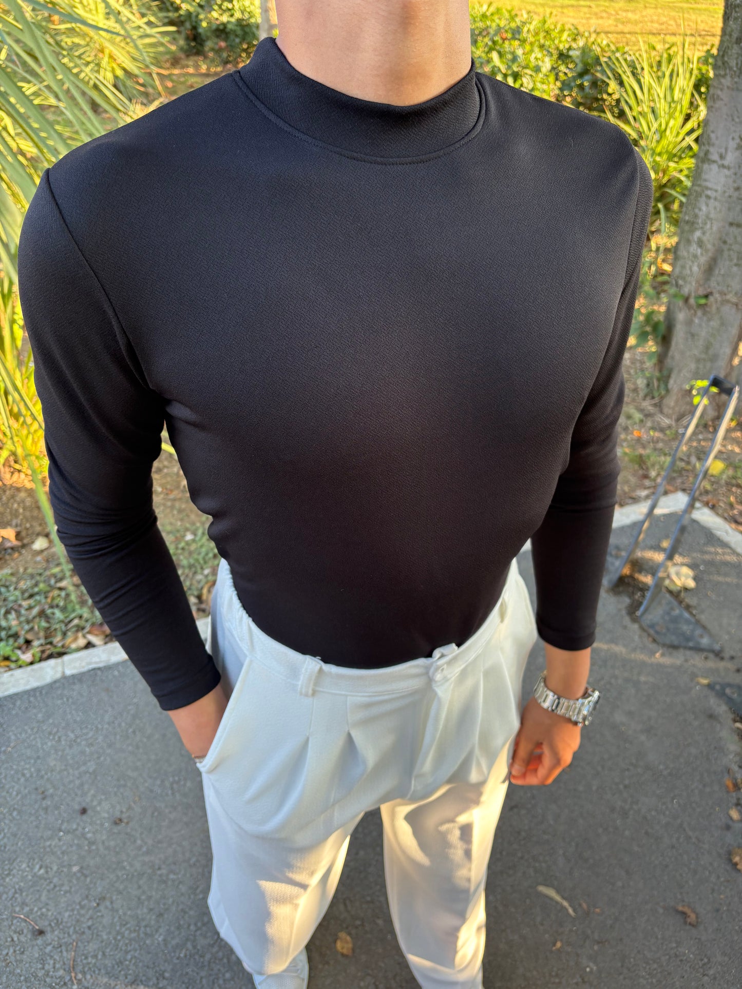 KREP YARIM BALIKÇI SİYAH