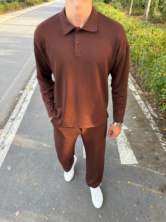 MODAL KUMAŞ KIŞLIK GRAMAJLI TAKIM KAHVERENG