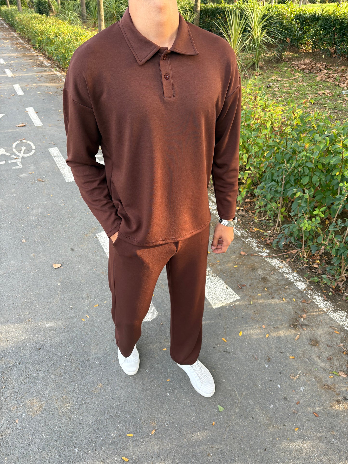 MODAL KUMAŞ KIŞLIK GRAMAJLI TAKIM KAHVERENG