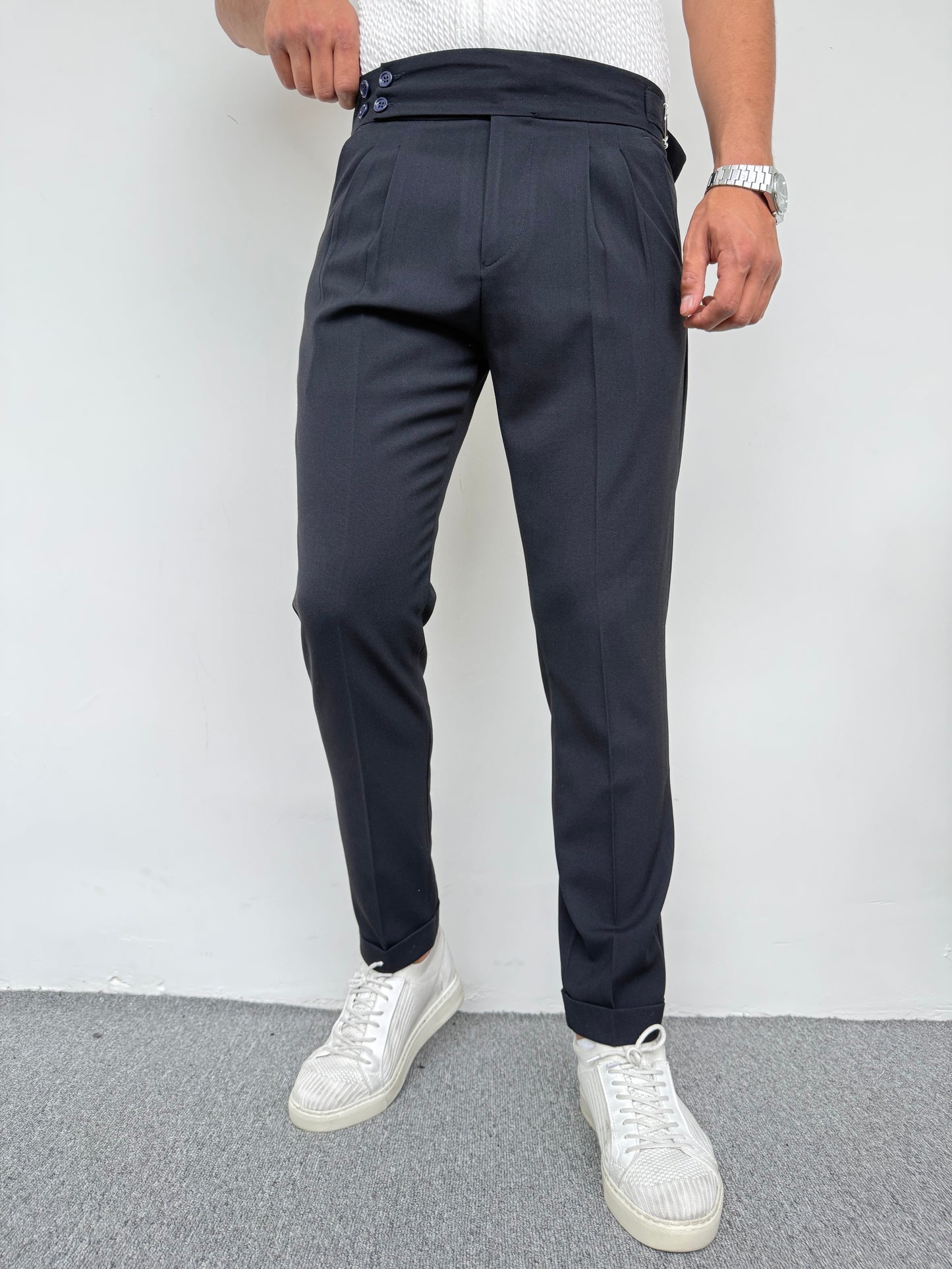 İTALYAN KESİM HARVEST MODEL KUMAŞ PANTOLON LACİVERT