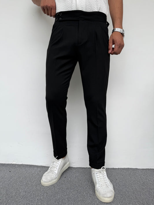 İTALYAN KESİM HARVEST MODEL KUMAŞ PANTOLON SİYAH