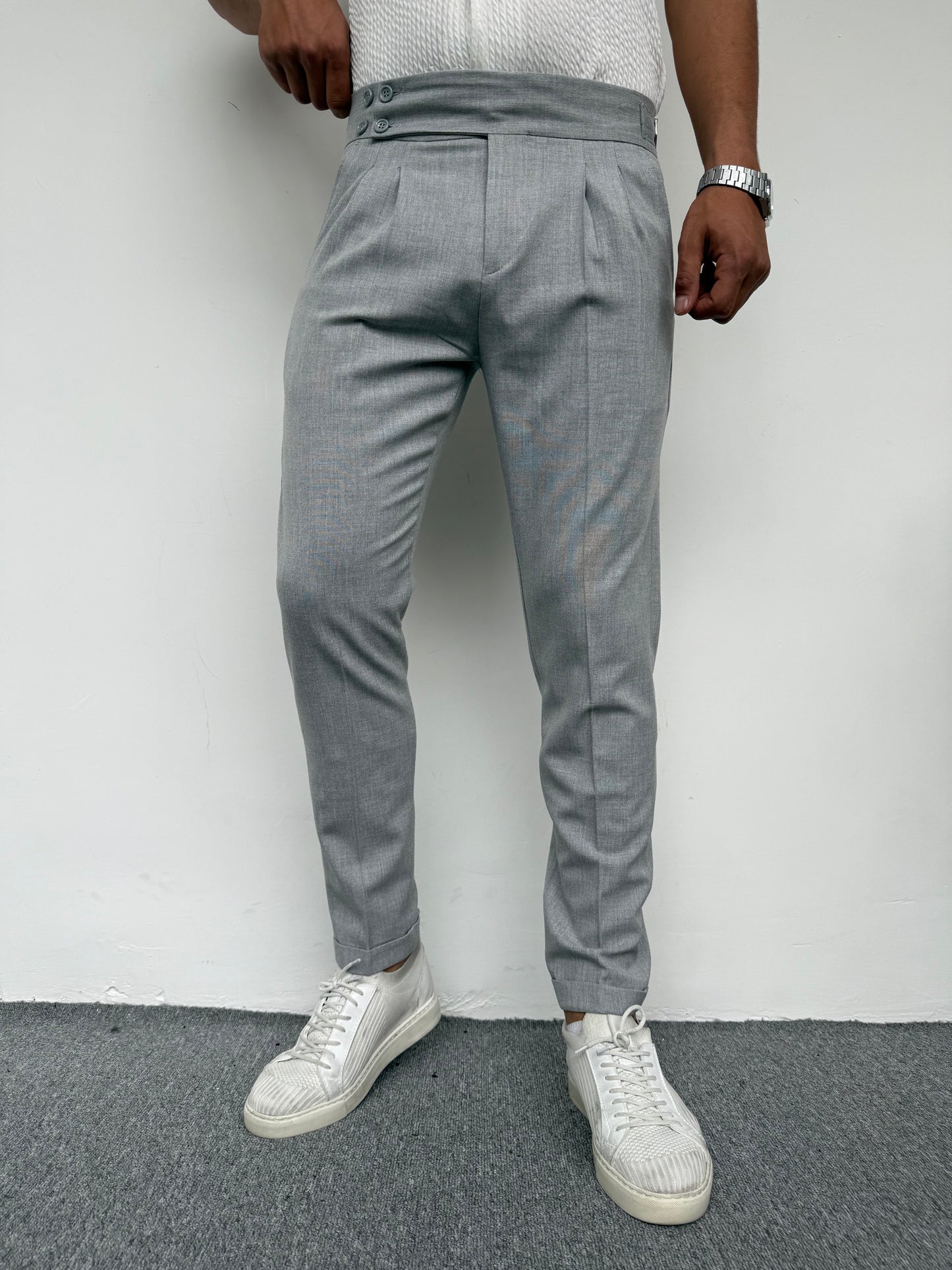 İTALYAN KESİM HARVEST MODEL KUMAŞ PANTOLON GRİ