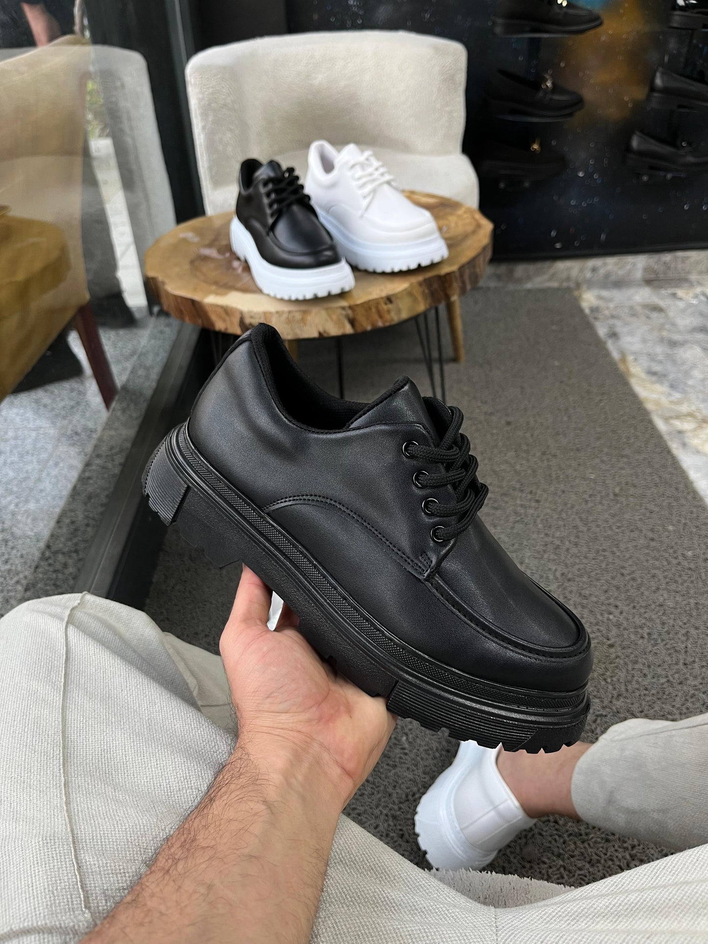 OLD MONEY YÜKSEK TABAN SİYAH