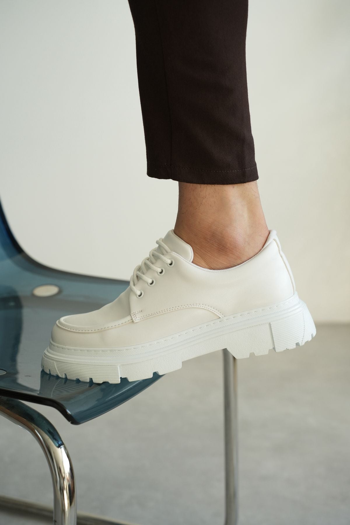 OLD MONEY YÜKSEK TABAN BEYAZ