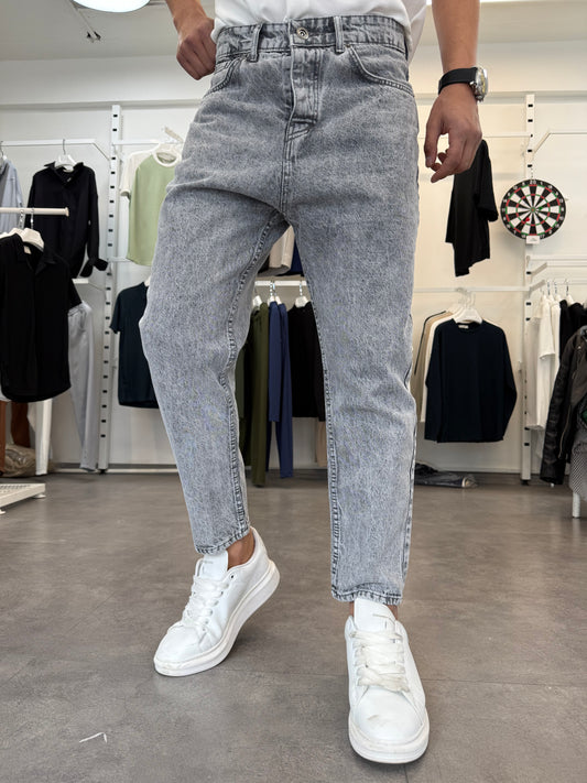 PREMİUM KALİTE BOYFREND KALIP KOT PANTOLON ANTRASİT