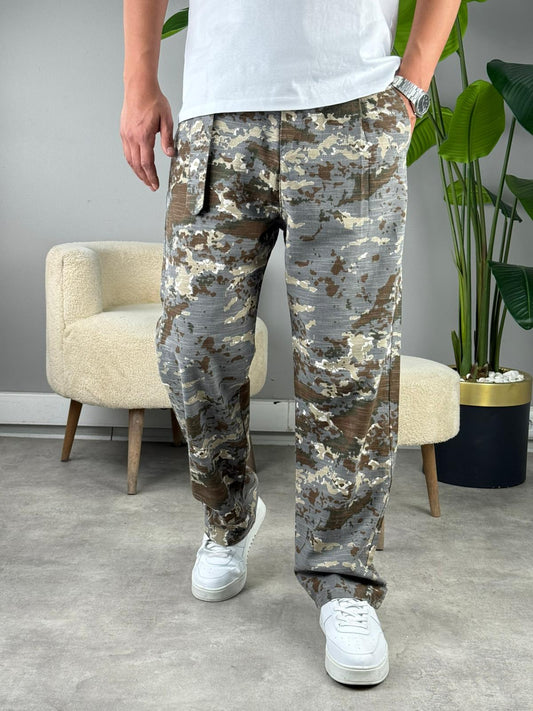 KAMUFLAJ KETEN BAGGY ANTRASİT