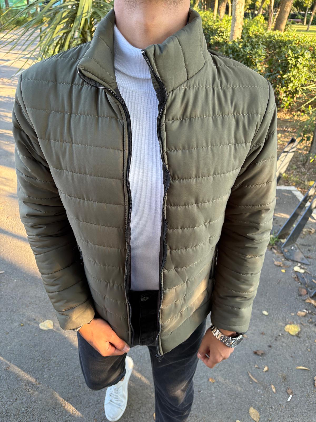 İÇİ ELYAFLI DOLUM MONT YEŞİL