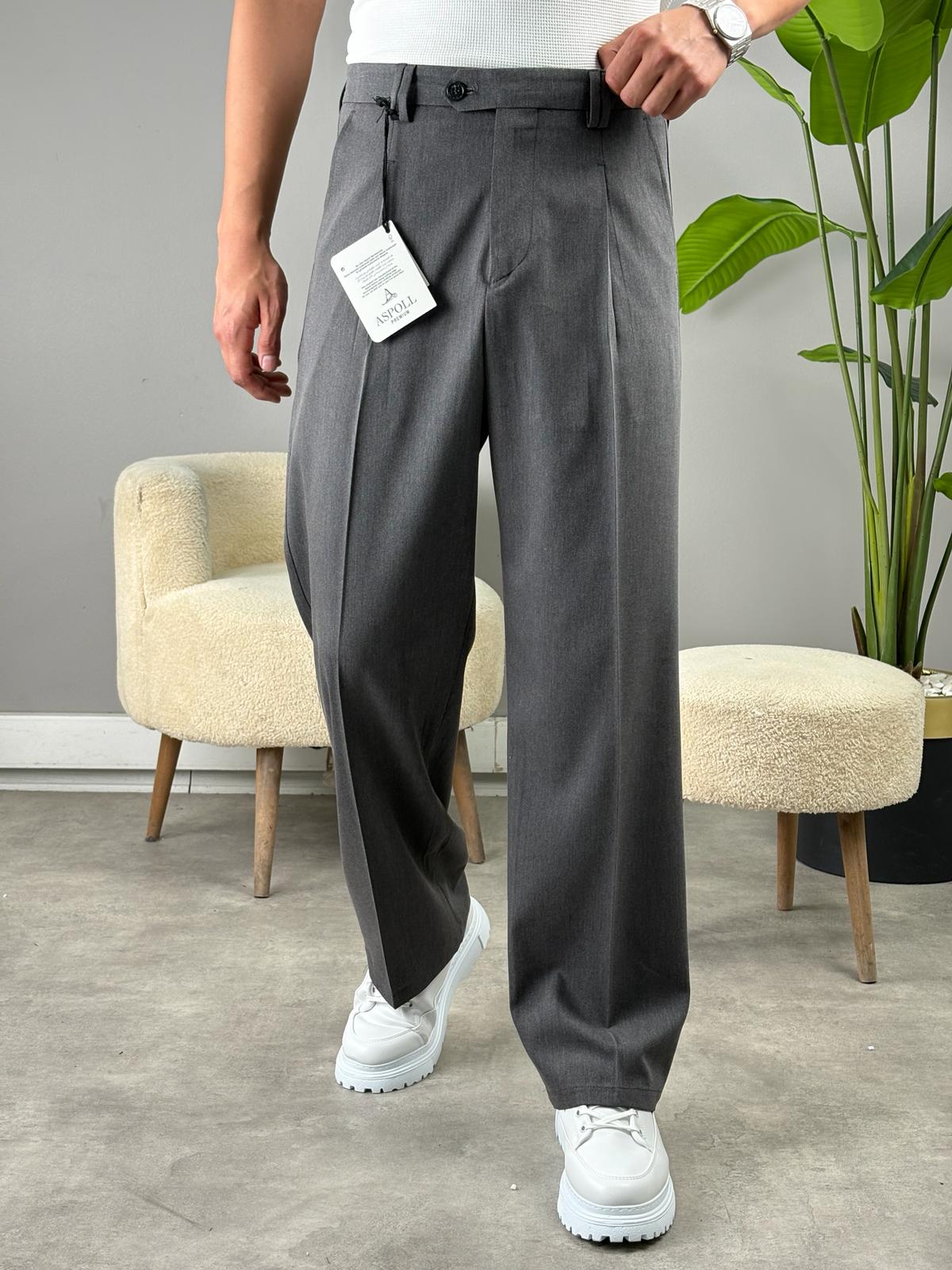 DİLLİ SÜPERBAGGY KUMAŞ PANTOLON ANTRASİT