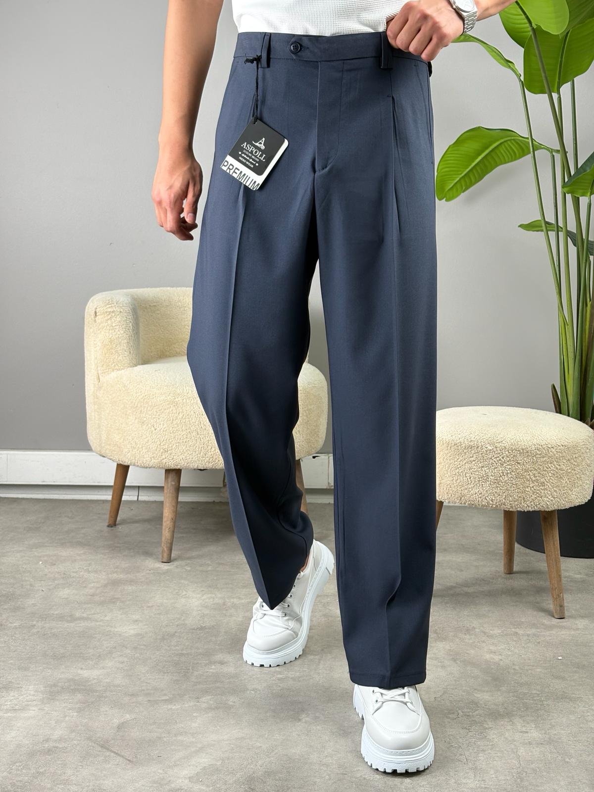 DİLLİ SÜPERBAGGY KUMAŞ PANTOLON LACİVERT