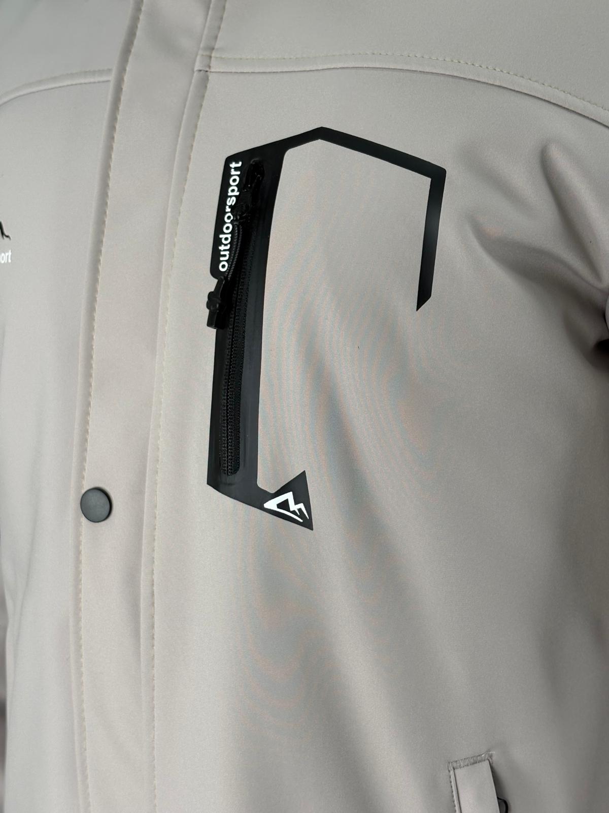 İçi Polar Softshell Mont Krem