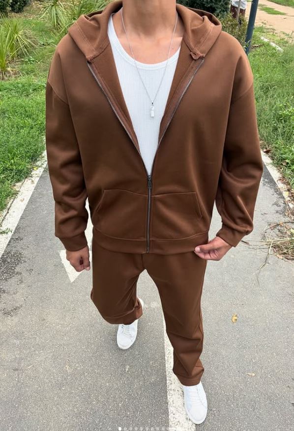 KAŞE KUMAŞ KIŞLIK TAKIM KAHVE